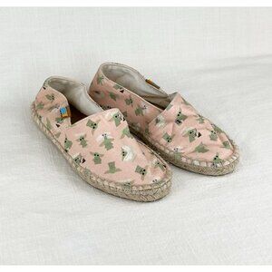 Ubuntu Star Wars Grogu The Child Women’s Afridrilles Slip On Shoes Sz 6.5‎